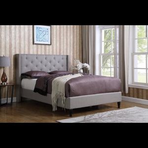 Full size platform bed and mattress brand new